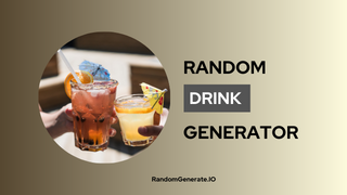 Random Drink Generator