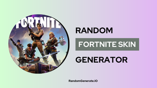 Random Fortnite Skin Generator