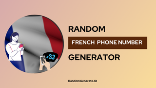 Random French Phone Number Generator