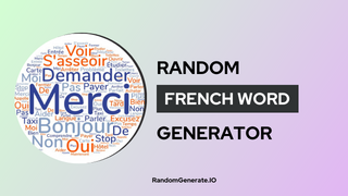 Random French Word Generator