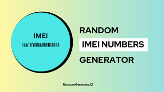Random IMEI Number Generator