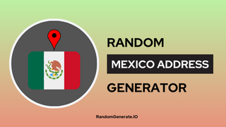 Random Mexico Address Generator