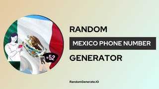 Random Mexico Phone Number Generator