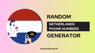 Random Netherlands Phone Numbers