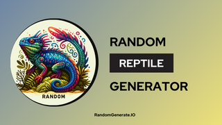 Random Reptile Generator