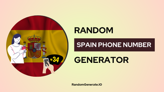 Random Spain Phone Number Generator