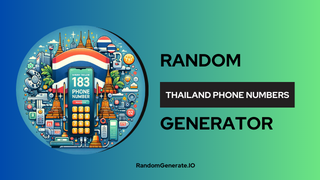 Random Thailand Phone Numbers