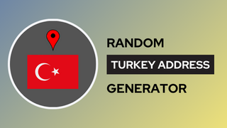 Random Turkey Address Generator