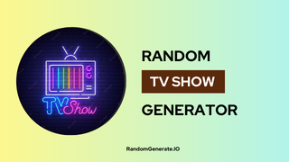 Random TV Show Generator