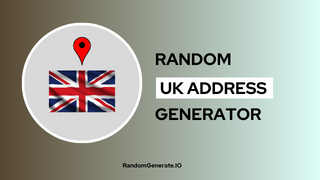 Random UK Address Generator