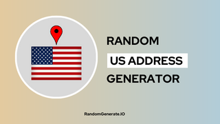 Random US Address Generator