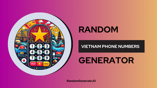Random Vietnam Phone Numbers