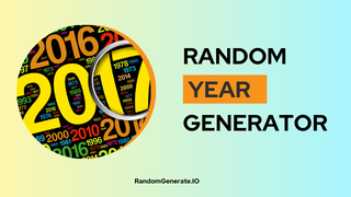 Random Year Generator