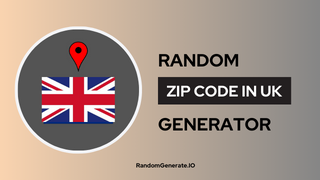 Random Zip Code in UK