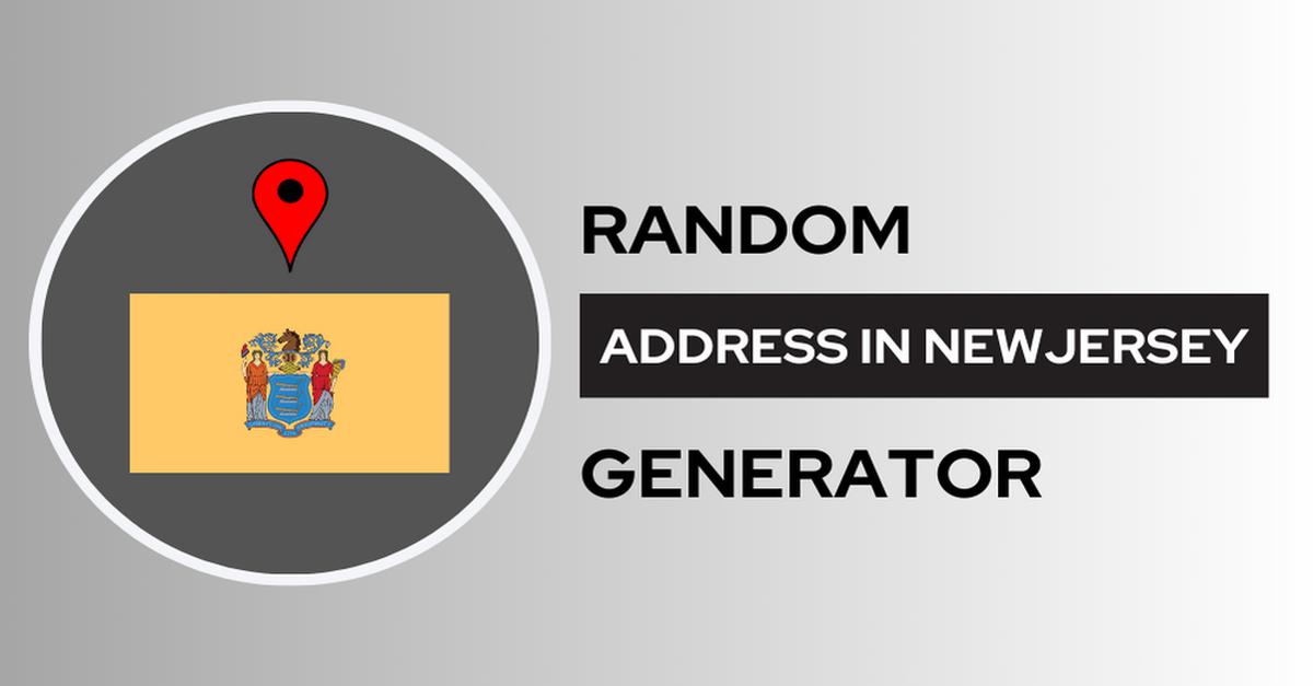 Address in New Jersey 🌆🏖️