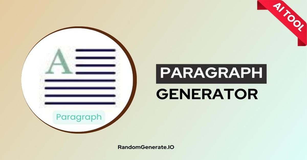 creative writing paragraph generator