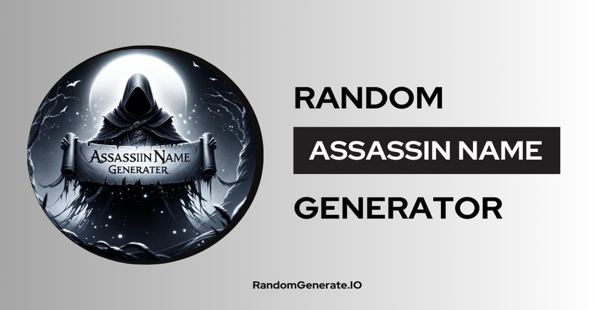 Assassin Name Generator 🎯