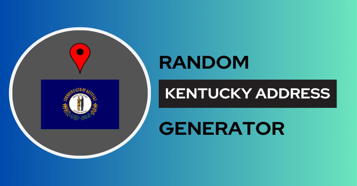 Random Kentucky Address 🐎🍗🌅