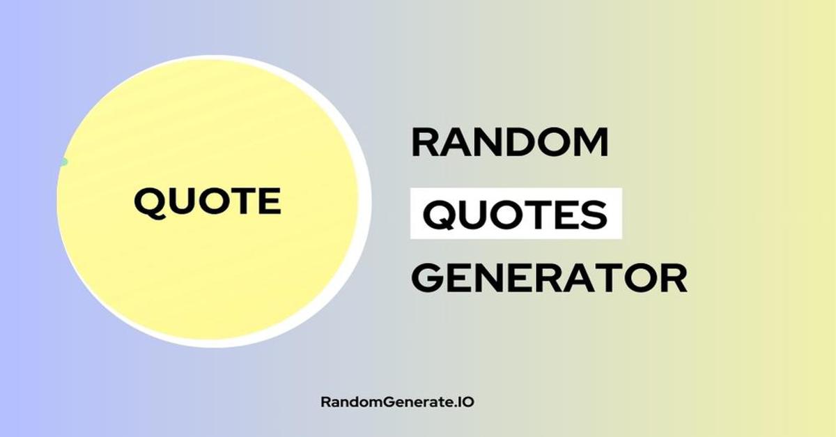 Random Quote Generator