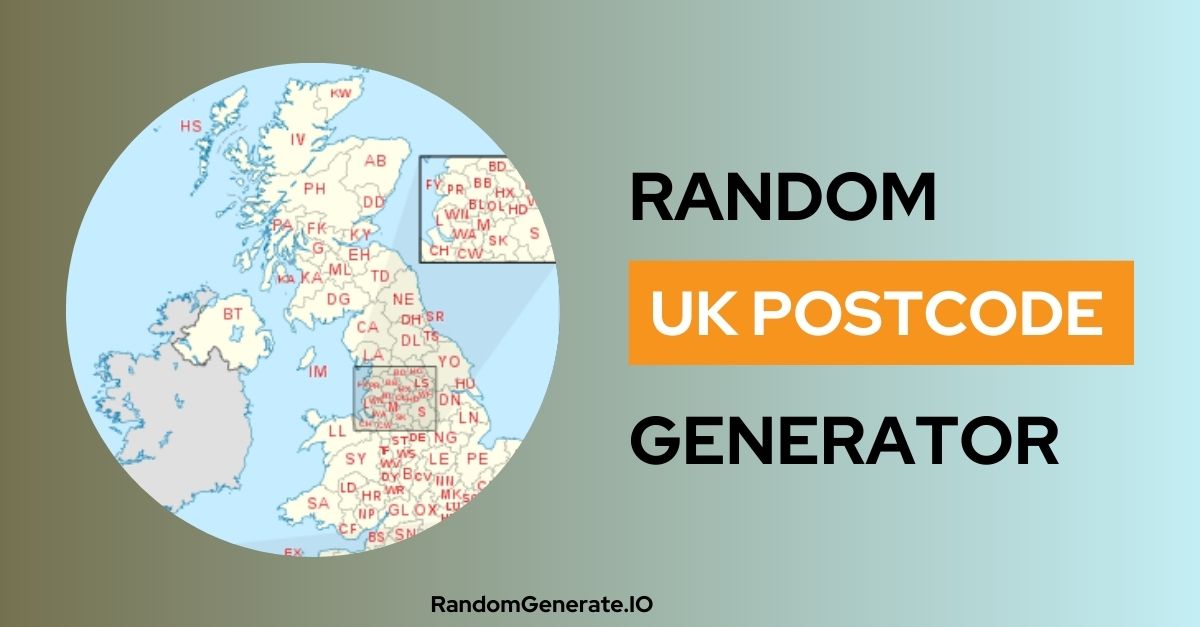 Random UK Postcode Generator 