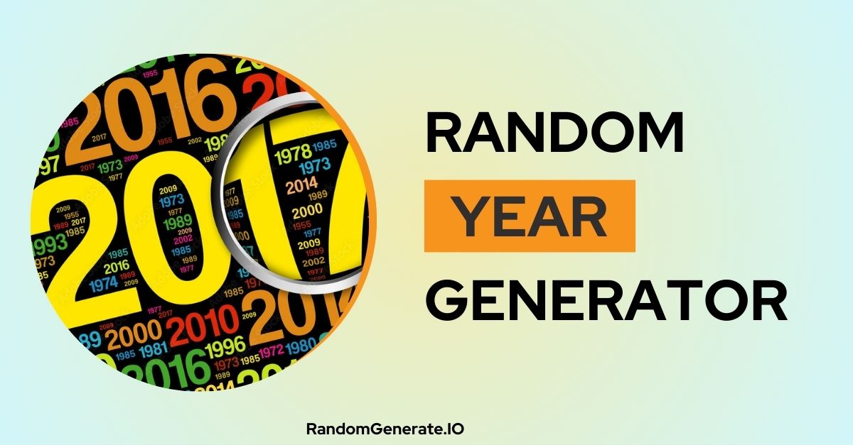 random year generator