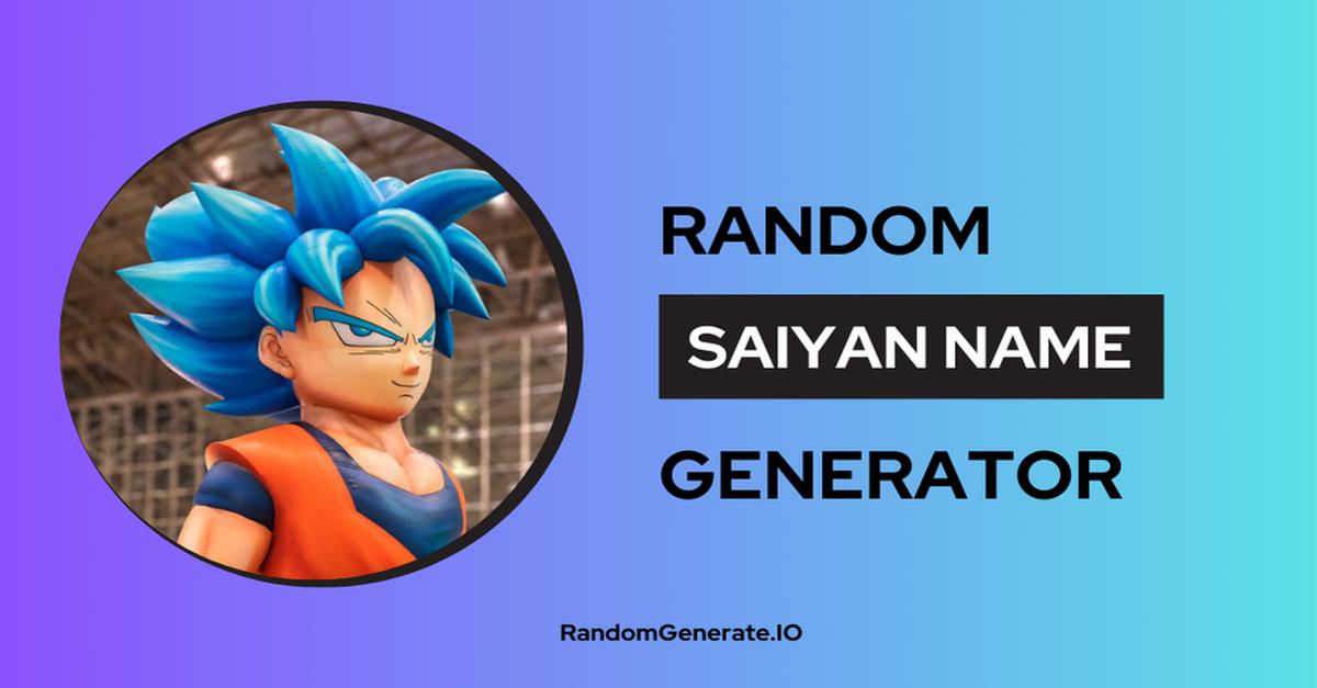 female saiyan name generator