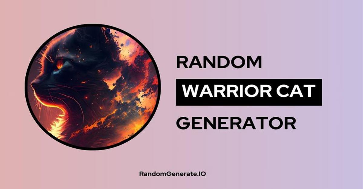 Warrior Cat Name Generator: Unique Names & Creative Inspiration