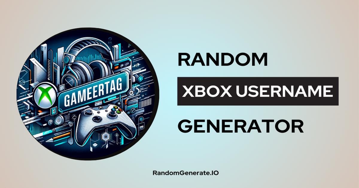 Xbox username generator